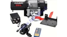 Electric winch 12V 3.3hp / 2,5kw 12V Towing power: 1587kg (3500LB)