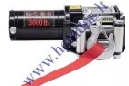 Electric winch, tow rope 12V 3.0hp / 2,2kw 12V Towing power: 1361kg (3000LB)
