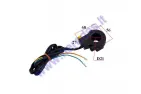 Handlebar mount power switch for motorized bicycle