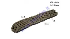 CHAIN FOR 110cc ATV QUAD BIKE 420 142 LINKS
