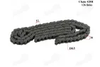 Chain 428H of motorcycle 126 links fits NAKED50