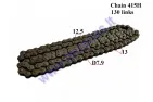 CHAIN FOR 50-80CC MOTORCYCLE-MOPED ROLLER 7,9 L130 CHAIN TYPE 415