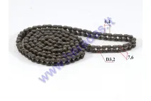 Chain for 50cc motorcycle pitch 6.3 158 links