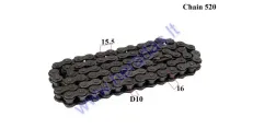 Chain for ATV quad bike type 520 links 120