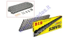 Chain for DID520VX2-118 Chain type 520, 118FB link, X-Ring