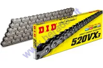 Chain for DID520VX2-120 Chain type 520, 120FB link, X-Ring Chain for DID520VX2-120 Chain type 520, 120FB link, X-Ring