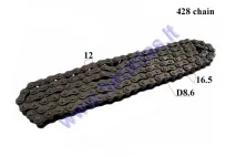 Chain 250cc FOR ATV QUAD BIKE Roller8,6 Links 142  428 type