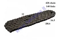 CHAIN 250CC FOR ATV QUAD BIKE ROLLER8,6 links 140 TYPE 428