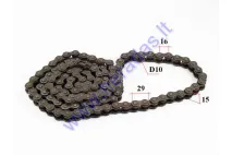 Chain motorcycle type 520 Roller 10  114link L182