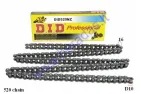 Chain for motocycle chain type 520 D 10  118 link D.I.D 520NZ-118