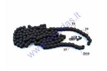 Chain motorcycle type 520 Roller 10  120 link  JTC520X-120 X-Ring
