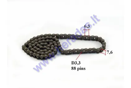 Timing chain for quad bike 88 links