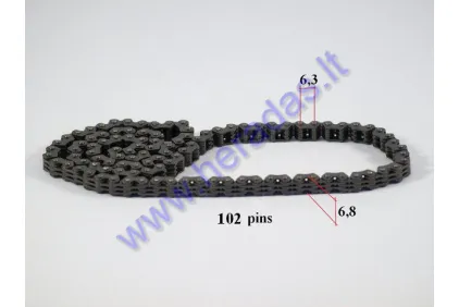 Timing chain for motorcycle 102 links