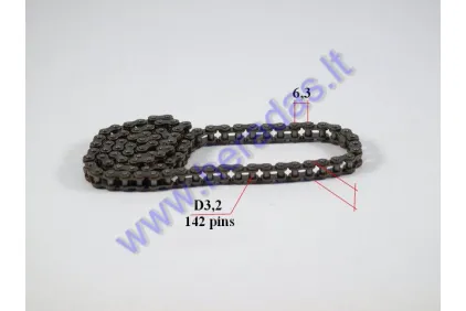 Timing chain for motorcycle 142 links Length 90cm 25H