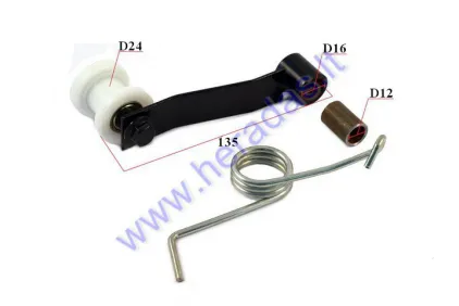 Chain tensioner for quad bike