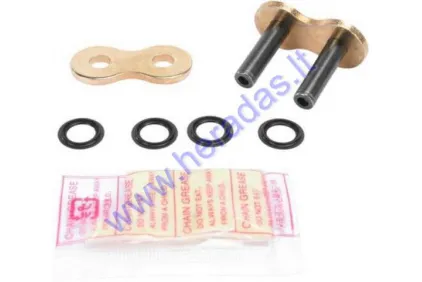 Split link for chain DID 530VX-ZJ Gold Gold