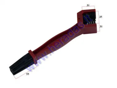 Grandinės valymo šepetys motociklo, keturračio