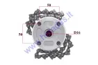CHAIN BLADE FOR BRUSH CUTTER HEAD