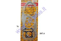 Gearbox gasket set for air-cooled quad bike 150cc GY6 D57