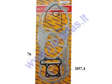 Gearbox gasket set for air-cooled quad bike 150cc GY6 D57