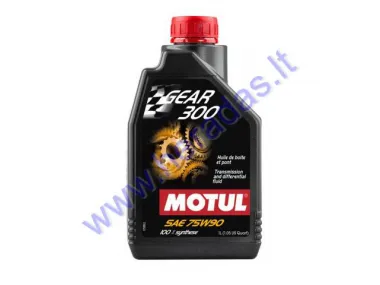 Greičių dėžės transmisinė sintetinė alyva MOTUL GEAR 300 SAE 75W90