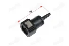 Quick connect fuel fits RUBI50, FLASH50