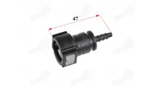 Quick connect fuel fits RUBI50, FLASH50