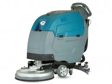 Self-propelled floor washing sweeping machine