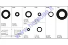 Rubber gasket set 180pc