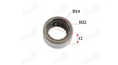 Needle bearing 12x22x14 12/22/14 fits CHAMP DELTA