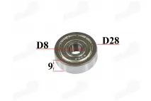 CRANKSHAFT BEARING FOR ATV QUAD BIKE, MOTORCYCLE 2T 8X28X9 8/28/9