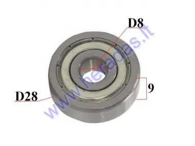 BEARING (CRANKSHAFT BEARING) of a quad bike, motorcycle 2T 8x28x9 8/28/9