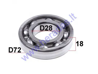 Crankshaft bearing for ATV quad bike, motorcycle 63/32x1/C3   28/72/18