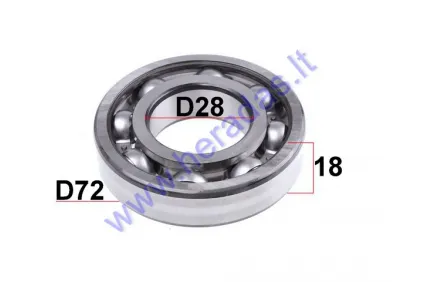 Crankshaft bearing for ATV quad bike, motorcycle 63/32x1/C3   28/72/18