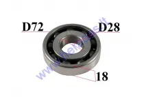 Crankshaft bearing for  ATV, motorcycle MTL250 ZS172 63/28x1E2/P5 28/72/18