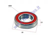 Rear axle bearing for quad bike