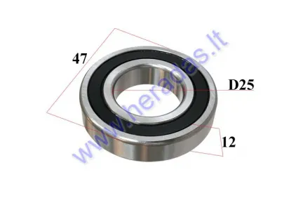 WHEEL BEARING 25/47/12  SKF