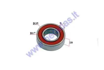 Wheel bearing for quad bike Hummer 17/35/10