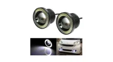 HALOGEN LED FOG ANGEL EYES WITH LED RING D64MM    12V 10W