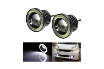 HALOGEN LED FOG ANGEL EYES WITH LED RING D64MM    12V 10W