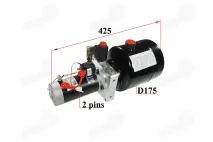 Hydraulic station  60/72V 1.2KW for electric cargo tricycle fits KING BOX 2SAVIVARTIS JP3900SAV
