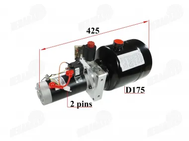 Hydraulic station  60/72V 1.2KW for electric cargo tricycle fits KING BOX 2SAVIVARTIS JP3900SAV