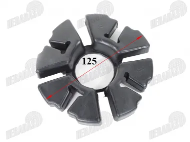 Rubber inserts for rear hub FR50