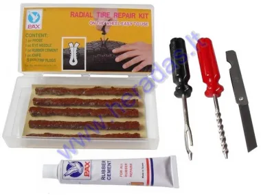 Radial tyre repair kit (tubeless) RMS