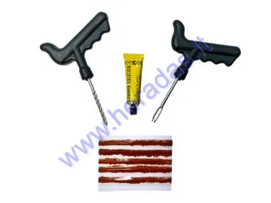 Radial tire repair kit