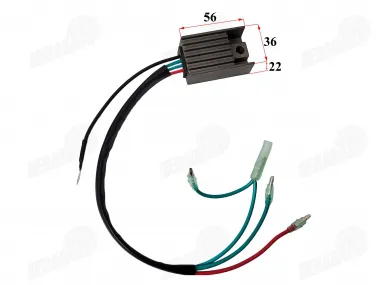 Voltage regulator 4-pin Yamaha 63M-81960-00-00, 63M819600000 SH643A-12 SH643A12 charging relay