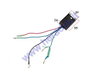 Įtampos reguliatorius 4 kontaktų Yamaha Outborad 40HP variklio 00-00SH643-13 6H2-81960-00