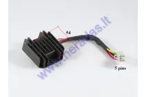 Voltage regulator 5 pin for quad bike