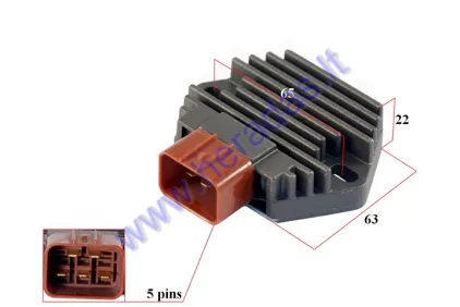 VOLTAGE REGULATOR RECTIFIER 5 PINS FOR ATV QUAD BIKE Honda 250-750cc VT, TRX, CBX, Fourtrax Foreman 31600-HN5