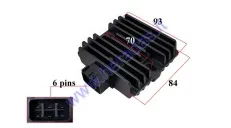 Voltage regulator 6 pins for Suzuki Burgman AN250400 32800-14G600 KAWASAKI, CAN-AM